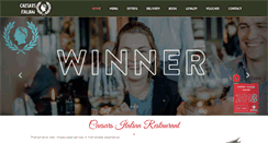 Desktop Screenshot of caesars-restaurants.co.uk